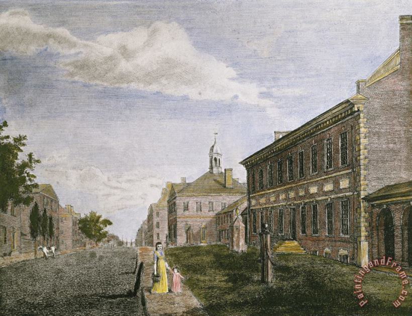 Others Independence Hall, 1798 Art Painting