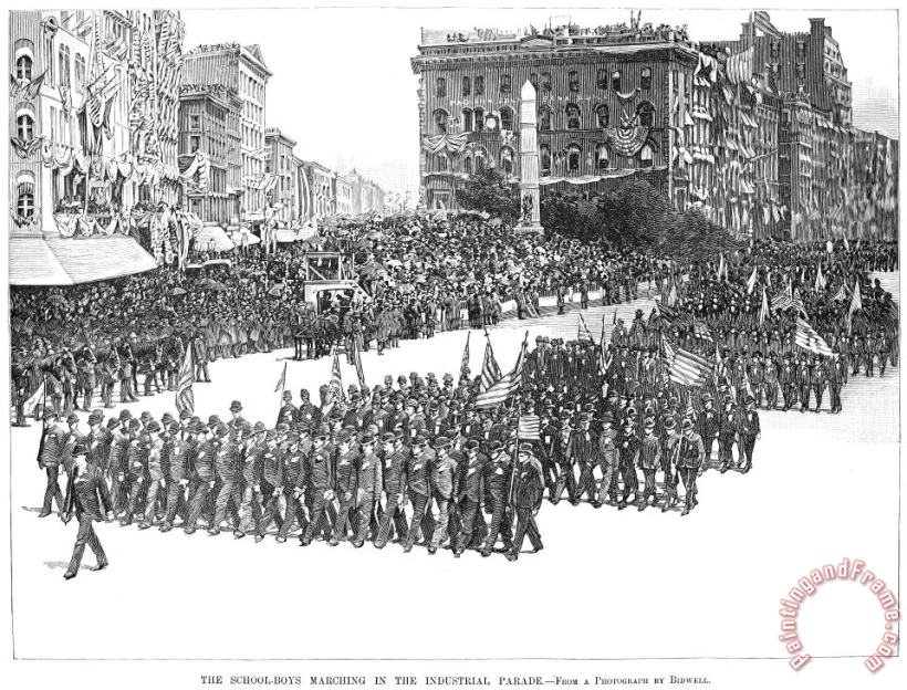 Others Industrial Parade, 1889 Art Print