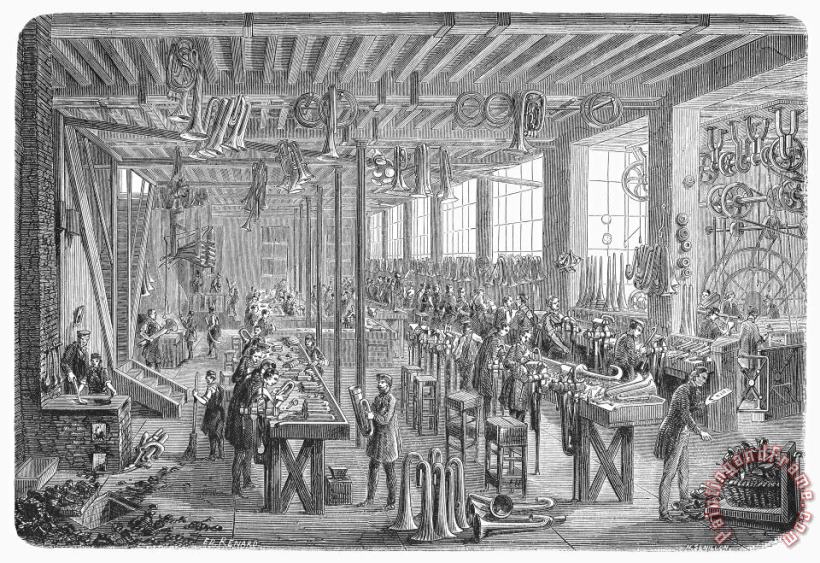Instrument Factory, 1855 painting - Others Instrument Factory, 1855 Art Print