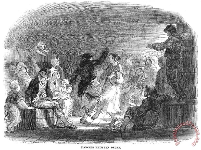 Irish Immigrants, 1851 painting - Others Irish Immigrants, 1851 Art Print
