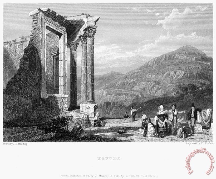 Others Italy: Tivoli, 1832 Art Print