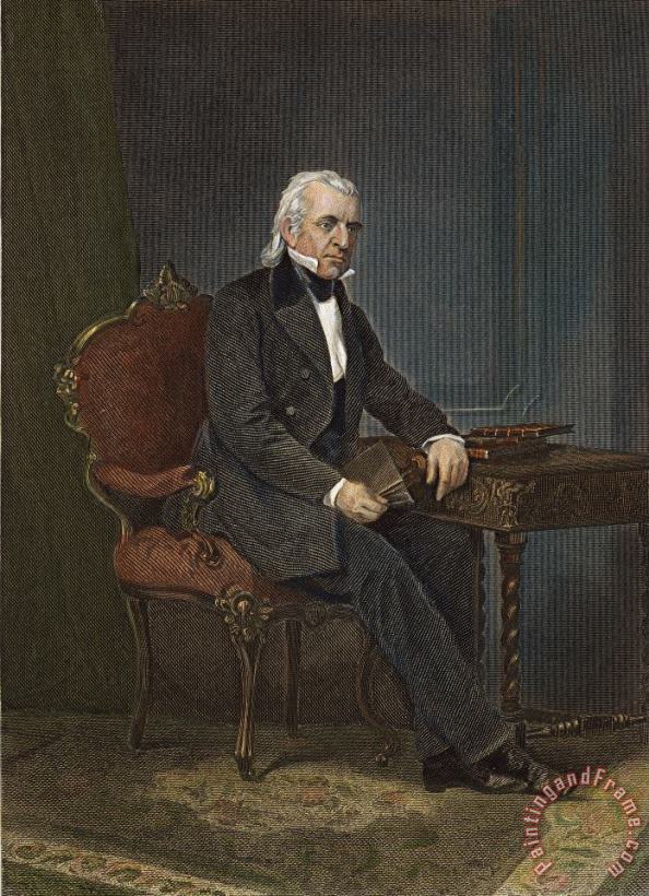 James Knox Polk (1795-1849) painting - Others James Knox Polk (1795-1849) Art Print