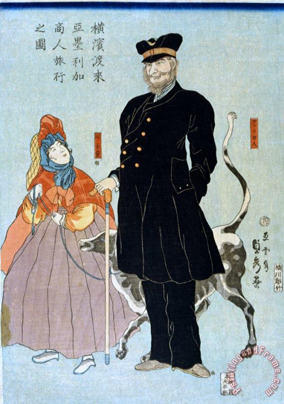 Others JAPAN: YOKOHAMA, c1861 Art Print