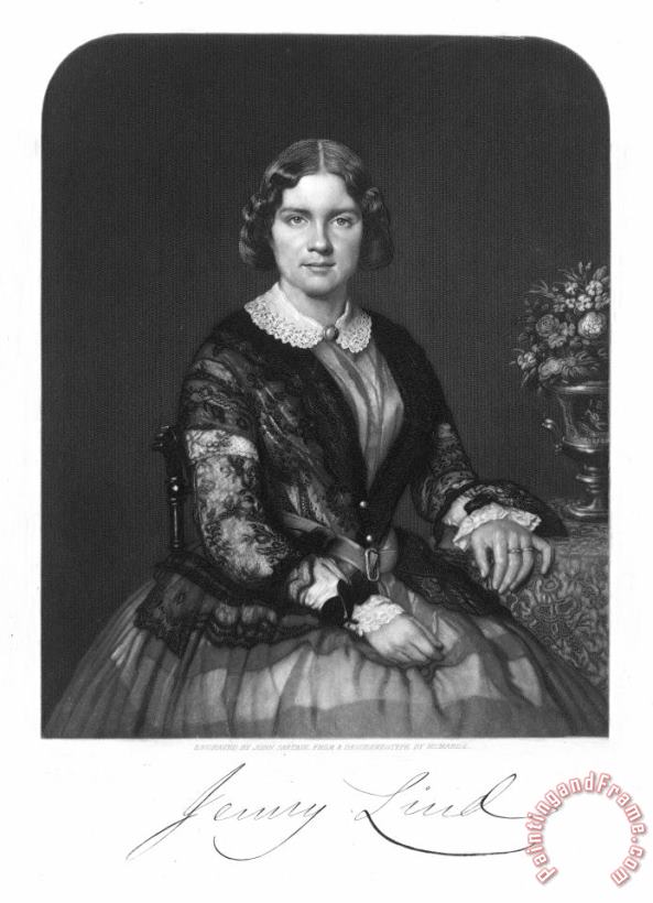 Jenny Lind (1820-1887) painting - Others Jenny Lind (1820-1887) Art Print