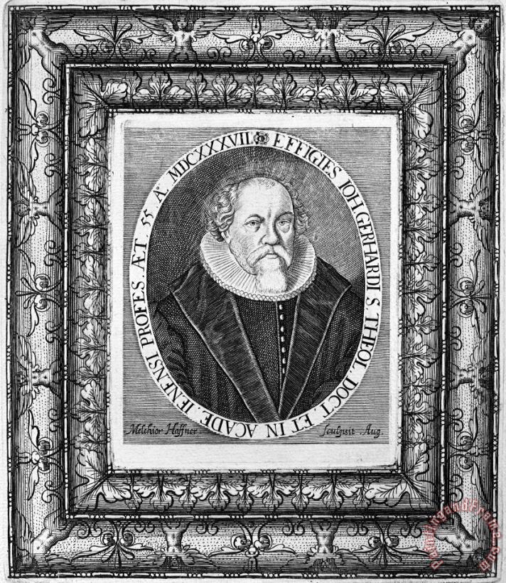 Johann Gerhard (1582-1637) painting - Others Johann Gerhard (1582-1637) Art Print