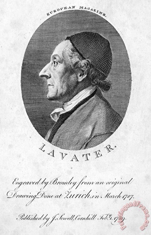 Others Johann Kaspar Lavater Art Print