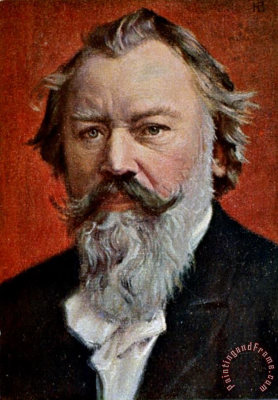 Others Johannes Brahms (1833-1897) Art Print
