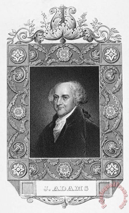 John Adams (1735-1826) painting - Others John Adams (1735-1826) Art Print