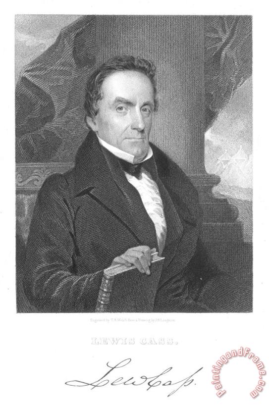 Lewis Cass (1782-1866) painting - Others Lewis Cass (1782-1866) Art Print