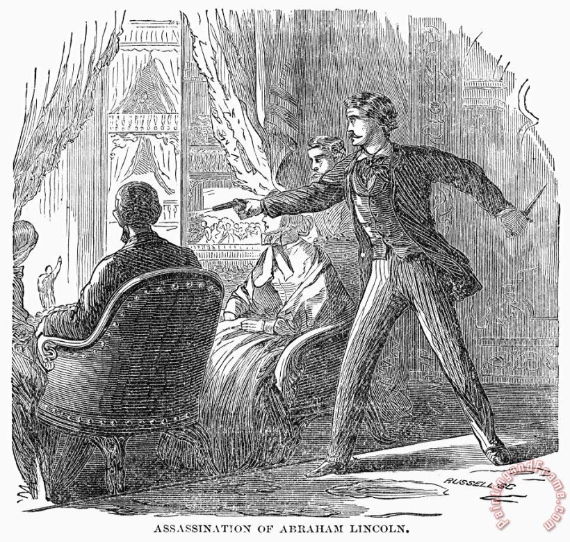 Others Lincoln: Assassination Art Painting