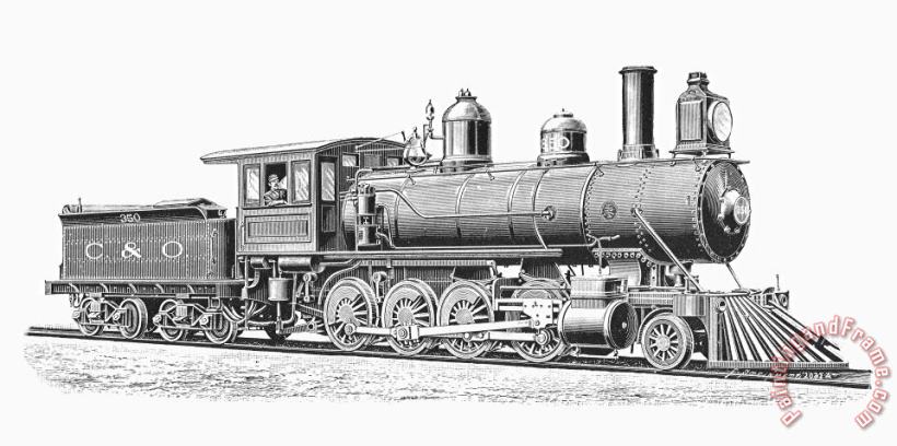 Others Locomotive, 1893 Art Painting