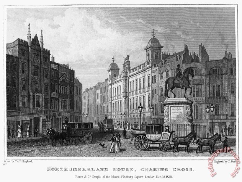 Others London: Charing Cross, 1830 Art Print