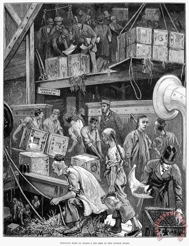 Others London: Tea Ship, 1877 Art Print