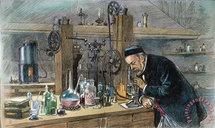 Louis Pasteur (1822-1895) painting - Others Louis Pasteur (1822-1895) Art Print