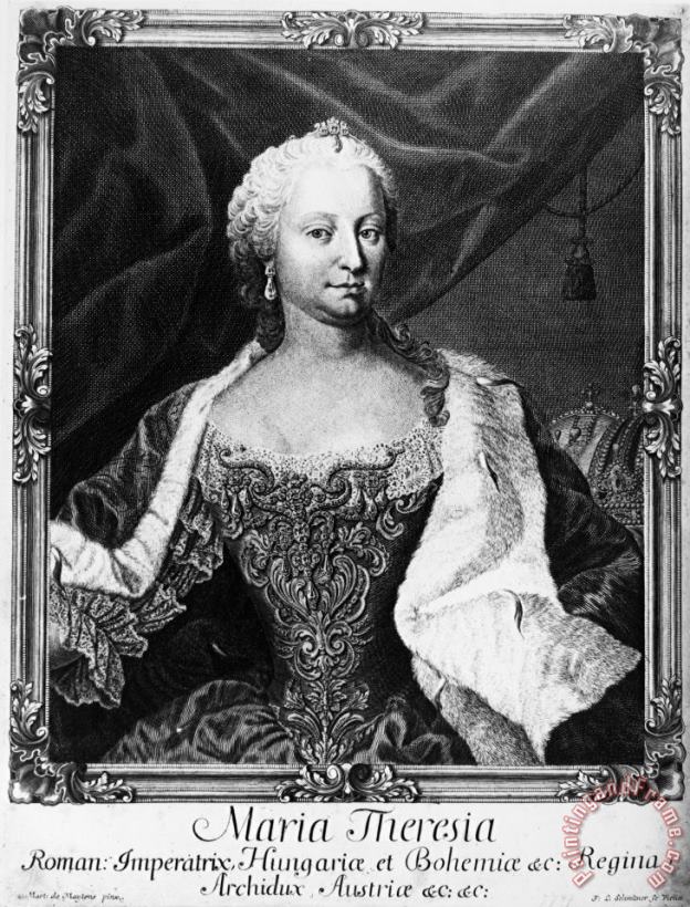 Maria Theresa (1717-1780) painting - Others Maria Theresa (1717-1780) Art Print