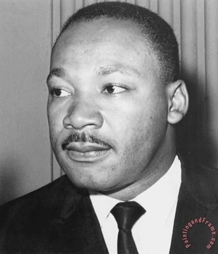 Others Martin Luther King Jr 1929-68 American Black Civil Rights Campaigner Art Print