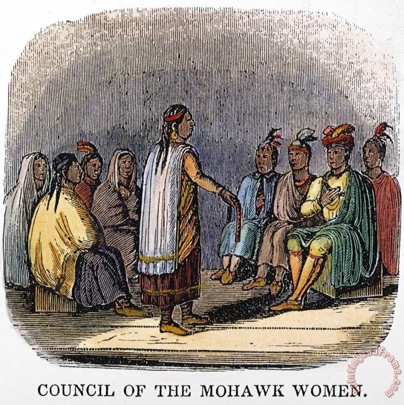 Others Mohawk Womens Council Art Print