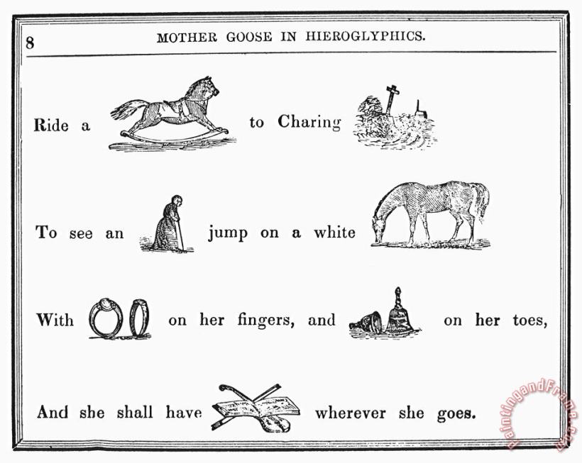 Others Mother Goose, 1849 Art Print