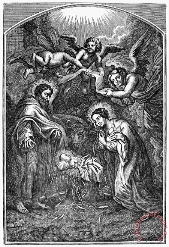 Nativity painting - Others Nativity Art Print