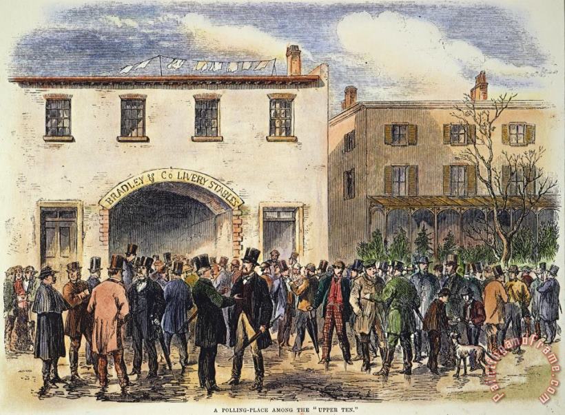 Others New York: Election, 1864 Art Painting