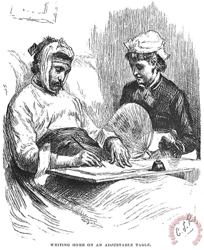 New York: Hospital, 1878 painting - Others New York: Hospital, 1878 Art Print