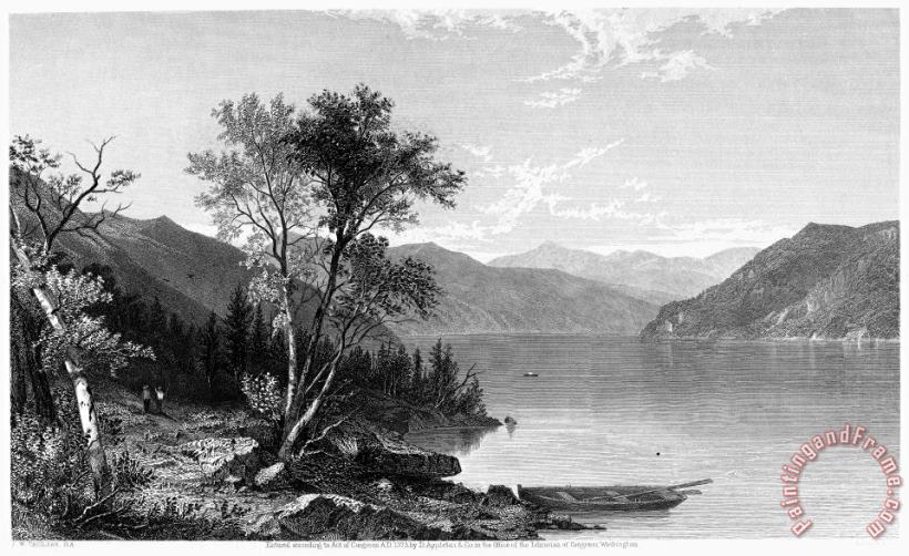 New York: Lake George painting - Others New York: Lake George Art Print
