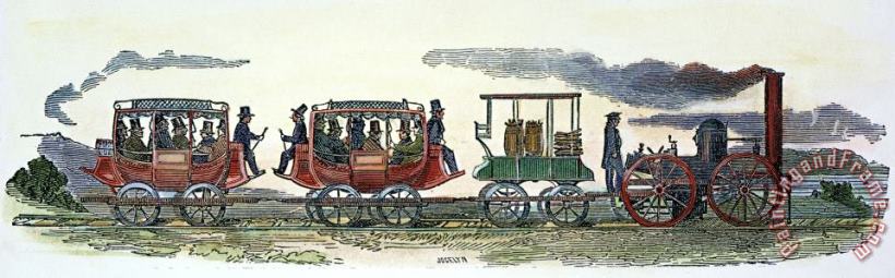 Others New York: Railroad, 1831 Art Print