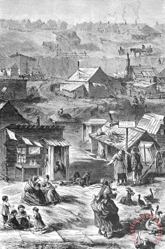Others Nyc: Squatters, 1869 Art Print