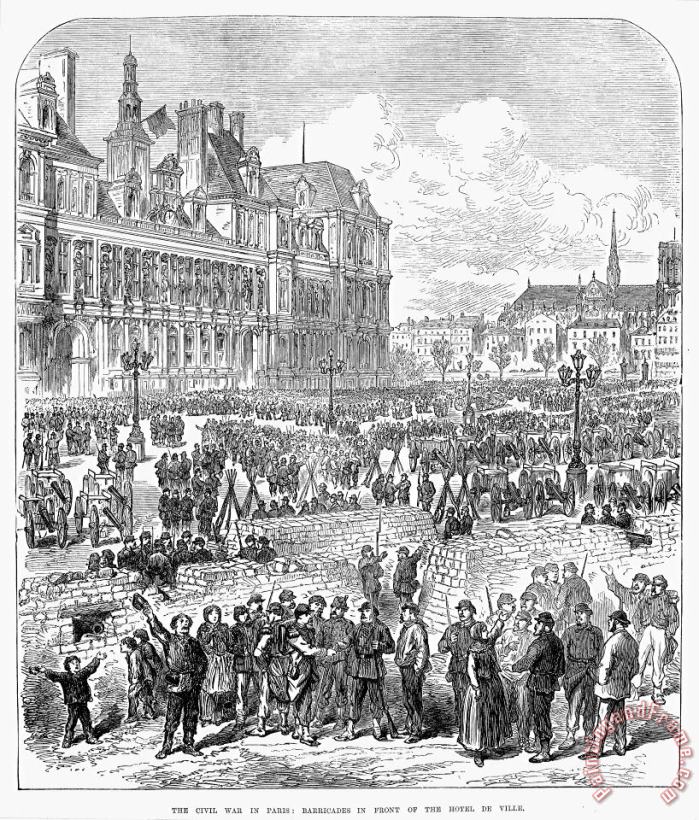 Paris Commune, 1871 painting - Others Paris Commune, 1871 Art Print