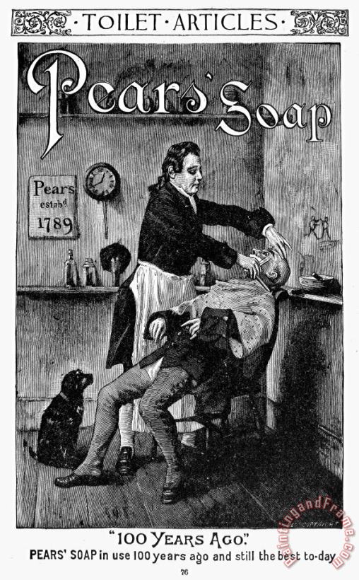 Pears Soap Ad, 1888 painting - Others Pears Soap Ad, 1888 Art Print