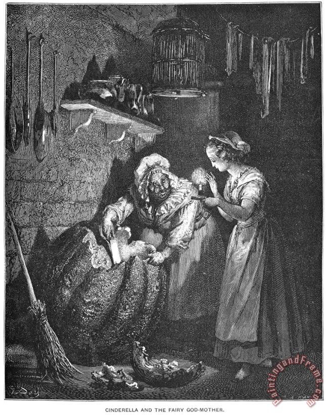 Others Perrault: Cinderella, 1867 Art Print
