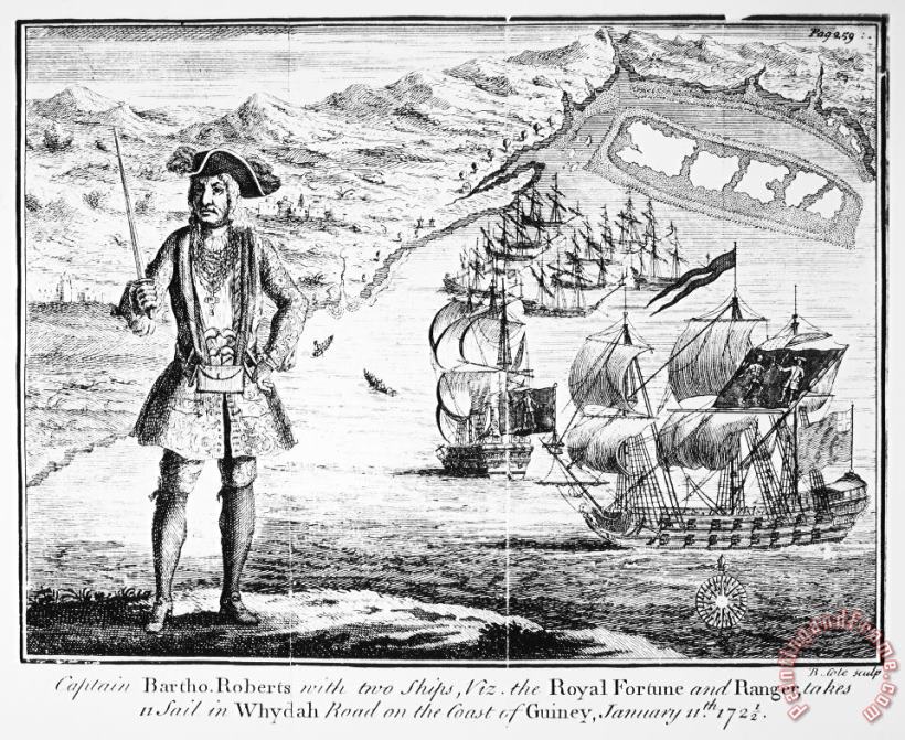 Pirate, 1724 painting - Others Pirate, 1724 Art Print