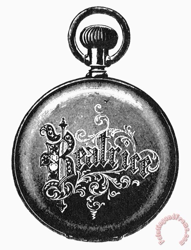 POCKET WATCH, 19th CENTURY painting - Others POCKET WATCH, 19th CENTURY Art Print