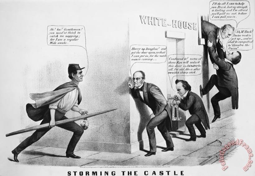 Presidential Campaign, 1860 painting - Others Presidential Campaign, 1860 Art Print