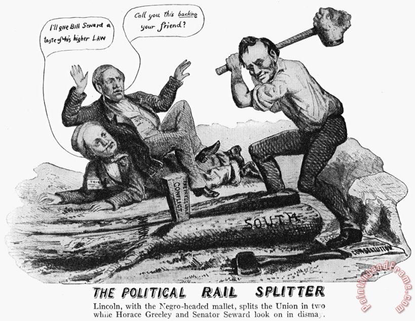 Others Presidential Campaign 1860 Art Painting