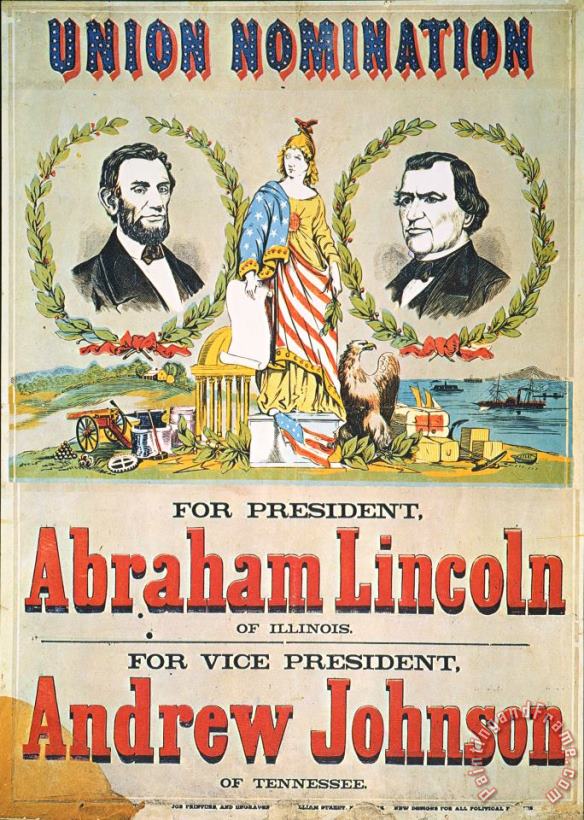 Presidential Campaign, 1864 painting - Others Presidential Campaign, 1864 Art Print
