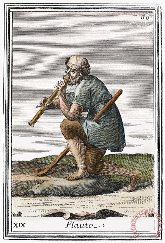 Recorder, 1723 painting - Others Recorder, 1723 Art Print