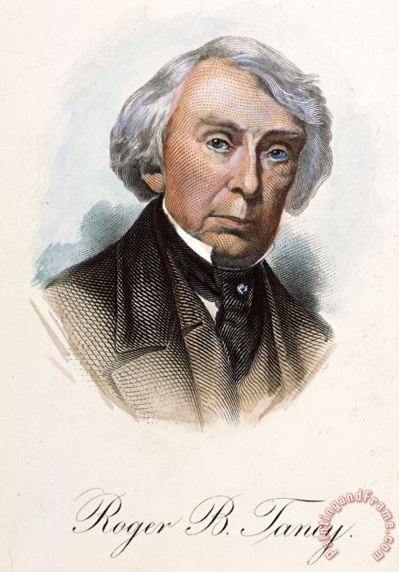 Roger B. Taney (1777-1864) painting - Others Roger B. Taney (1777-1864) Art Print