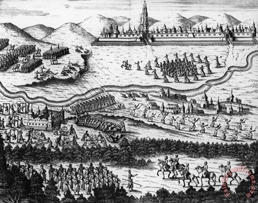 Russia: Streltsy Uprising painting - Others Russia: Streltsy Uprising Art Print