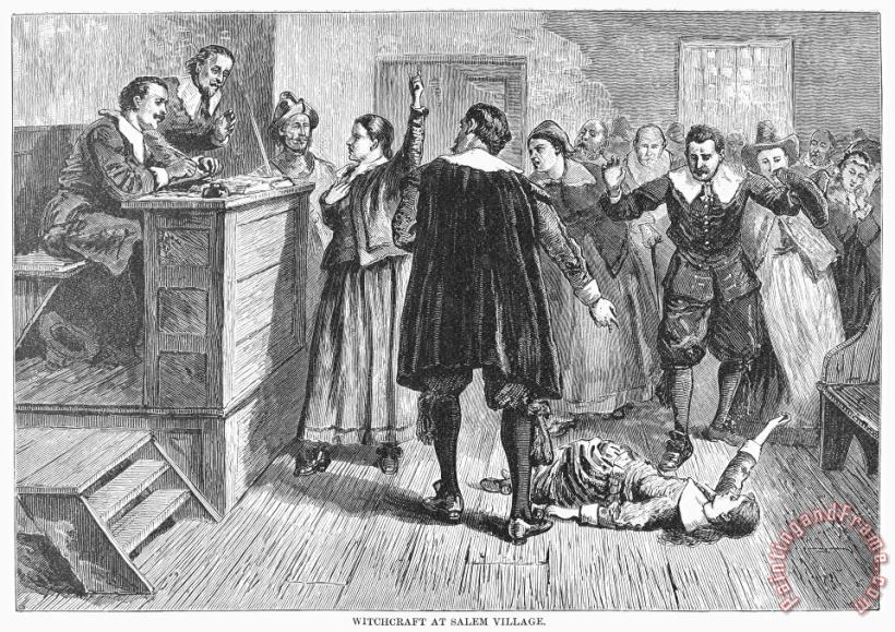 Others Salem Witch Trials, 1692 Art Painting