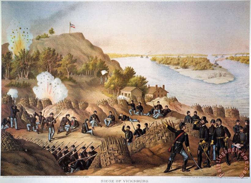 Siege Of Vicksburg, 1863 painting - Others Siege Of Vicksburg, 1863 Art Print