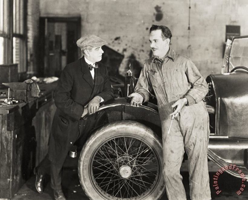 Others Silent Film: Automobiles Art Painting