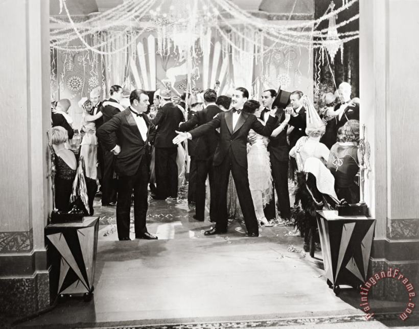 Others Silent Film Still: Parties Art Painting