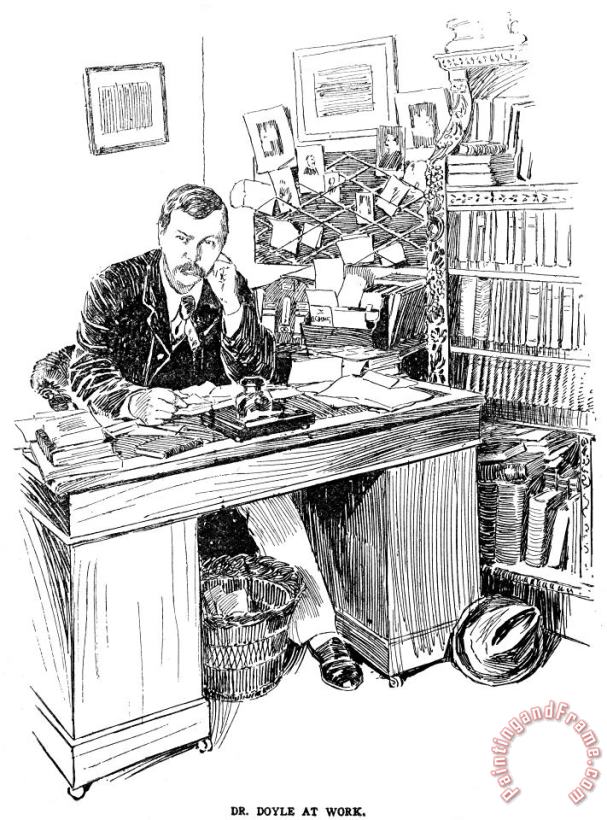 Sir Arthur Conan Doyle (1859-1930) painting - Others Sir Arthur Conan Doyle (1859-1930) Art Print