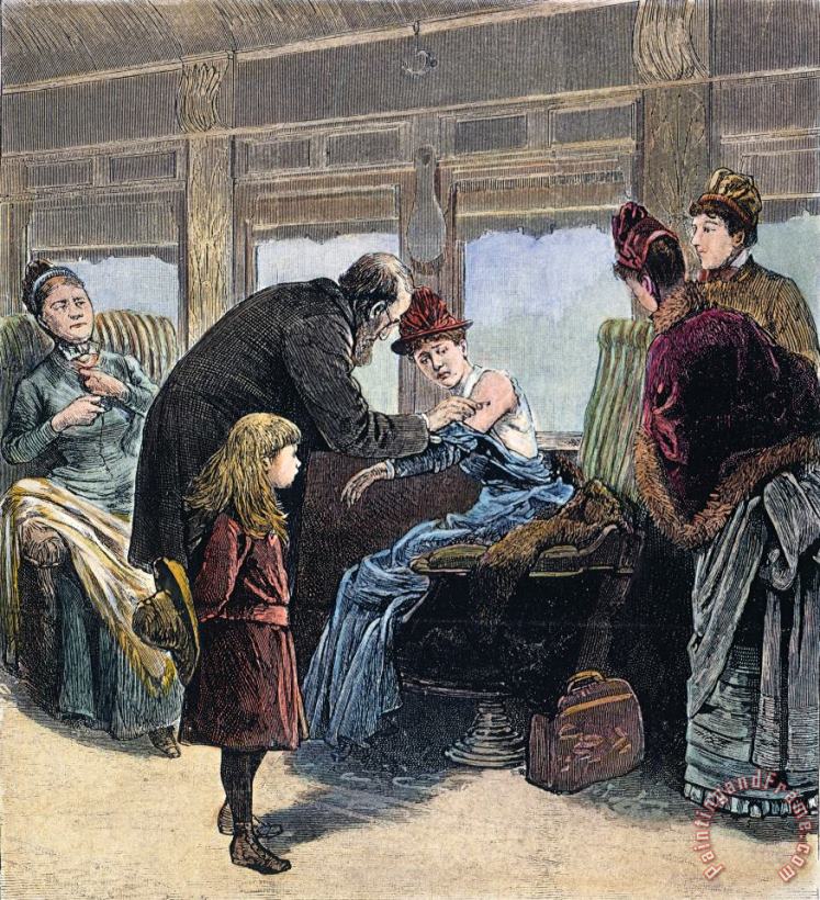 Others Smallpox Vaccination, 1885 Art Painting