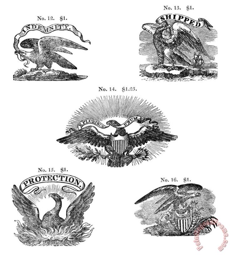 Symbols: Eagles painting - Others Symbols: Eagles Art Print