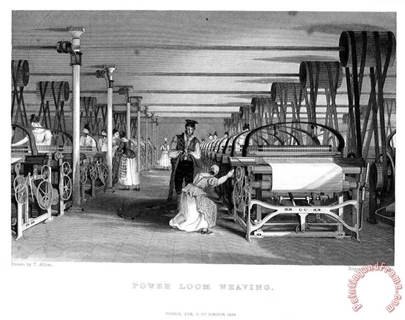 Others Textile Manufacture, 1834 Art Print