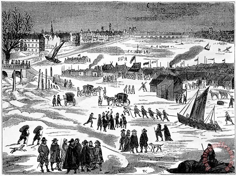 Others Thames: Frost Fair, 1684 Art Painting