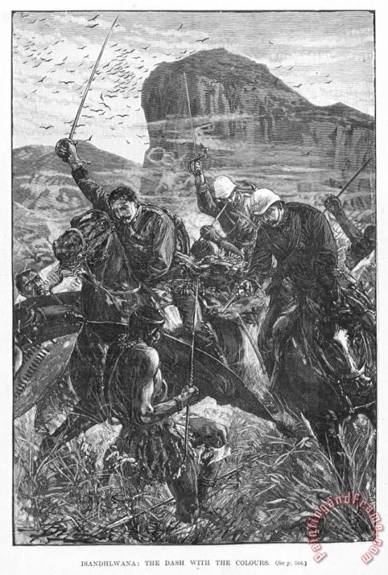 The Zulu War, 1879 painting - Others The Zulu War, 1879 Art Print