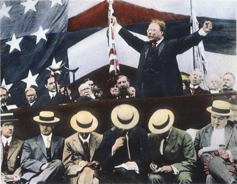 Others Theodore Roosevelt Art Painting